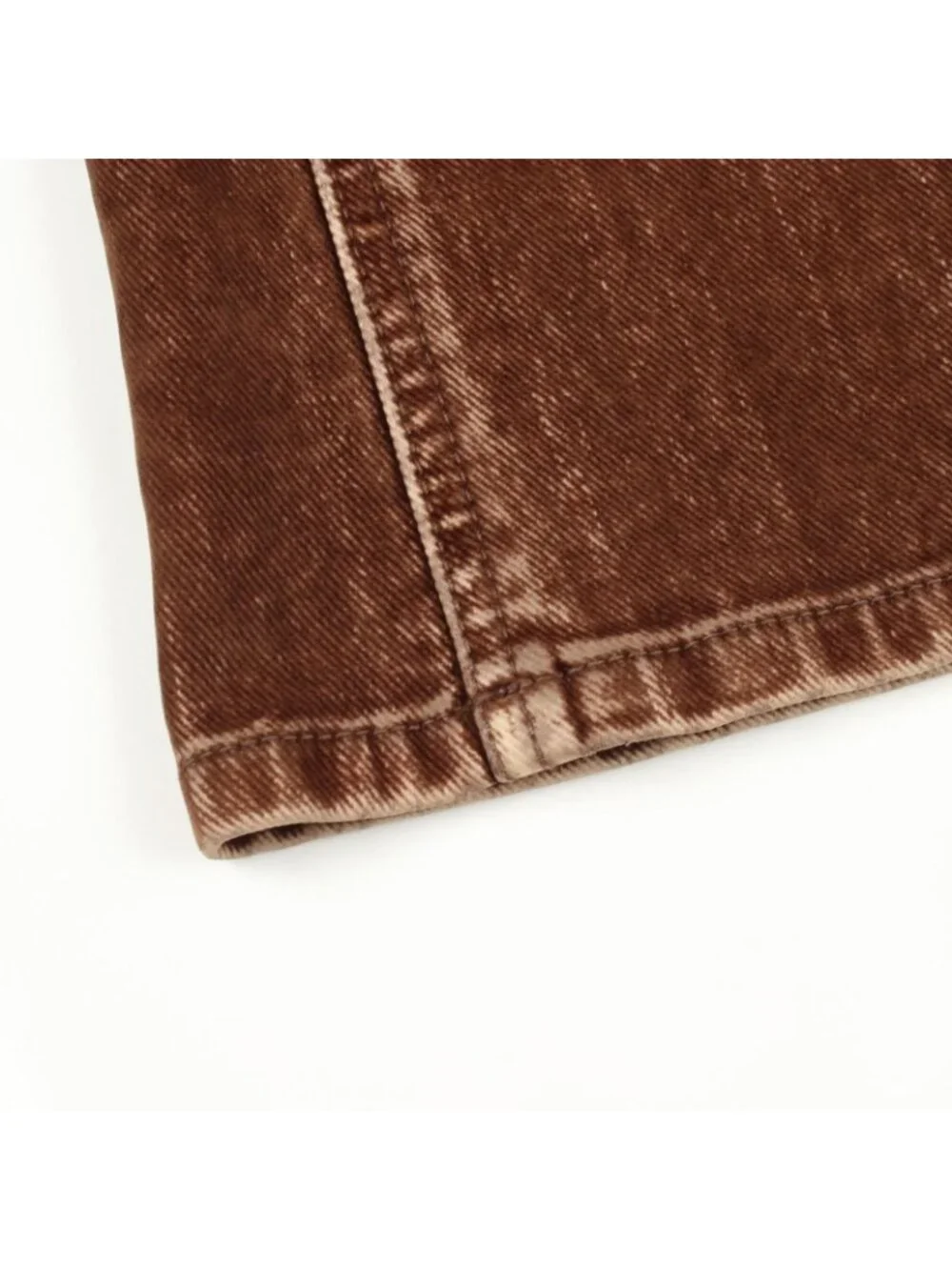 Loewe Denim Pants Washed Velour Button Fly Cotton